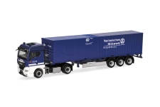 Herpa 321532 - H0 - MAN TGX Container-Sattelzug THW Hamburg